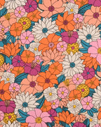 Calot médical en coton - Fleurs d'automne Le Petit Atelier du Calot