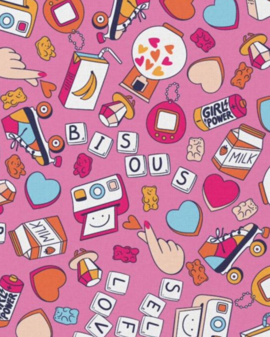 Calot médical en coton - Bisous