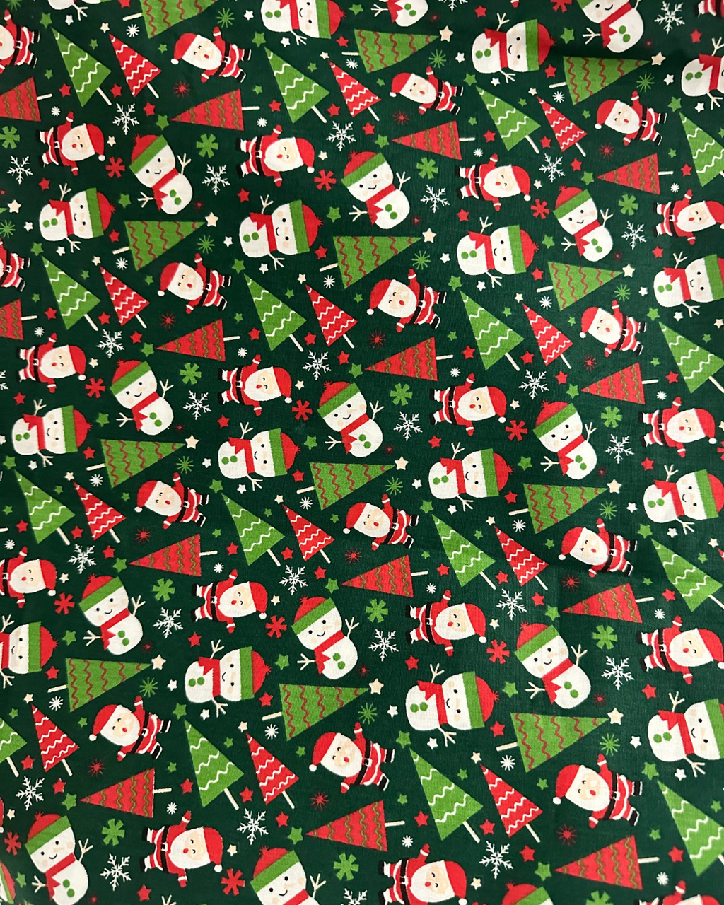 Calot médical en coton - Père Noël et Bonhomme de neige