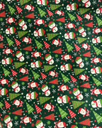 Calot médical en coton - Père Noël et bonhomme de neige Le Petit Atelier du Calot