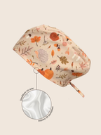 Calot médical coton doublé en soie - Automne