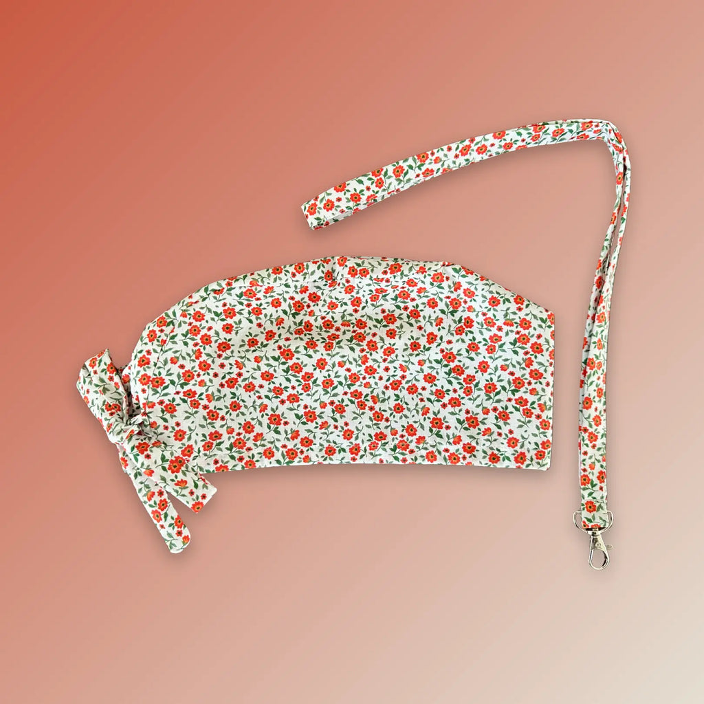 Tour de cou - Fleurs rouge Le Petit Atelier du Calot