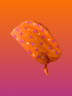 Calot médical en coton - Clitoris orange Le Petit Atelier du Calot