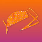 Calot médical en coton - Clitoris orange Le Petit Atelier du Calot