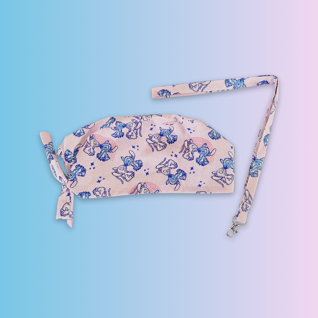 Calot médical en coton - Stitch