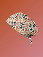 Calot médical en coton - Fleurs aquarelle Le Petit Atelier du Calot