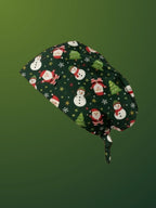 Calot médical en coton - Père Noël et bonhomme de neige Le Petit Atelier du Calot