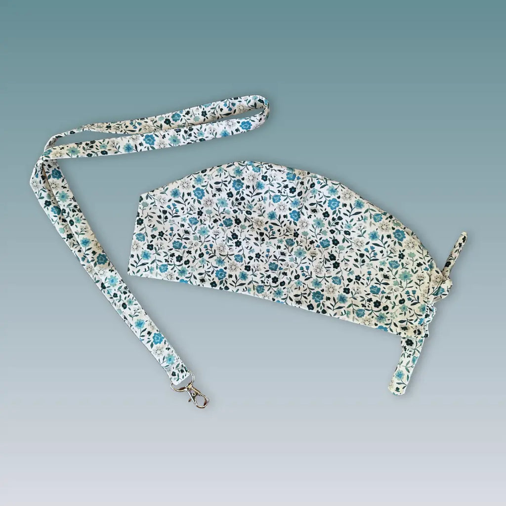 Tour de cou - Fleurs bleues Le Petit Atelier du Calot