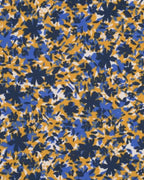 Calot médical en coton - Fleurs bleues et jaunes Le Petit Atelier du Calot