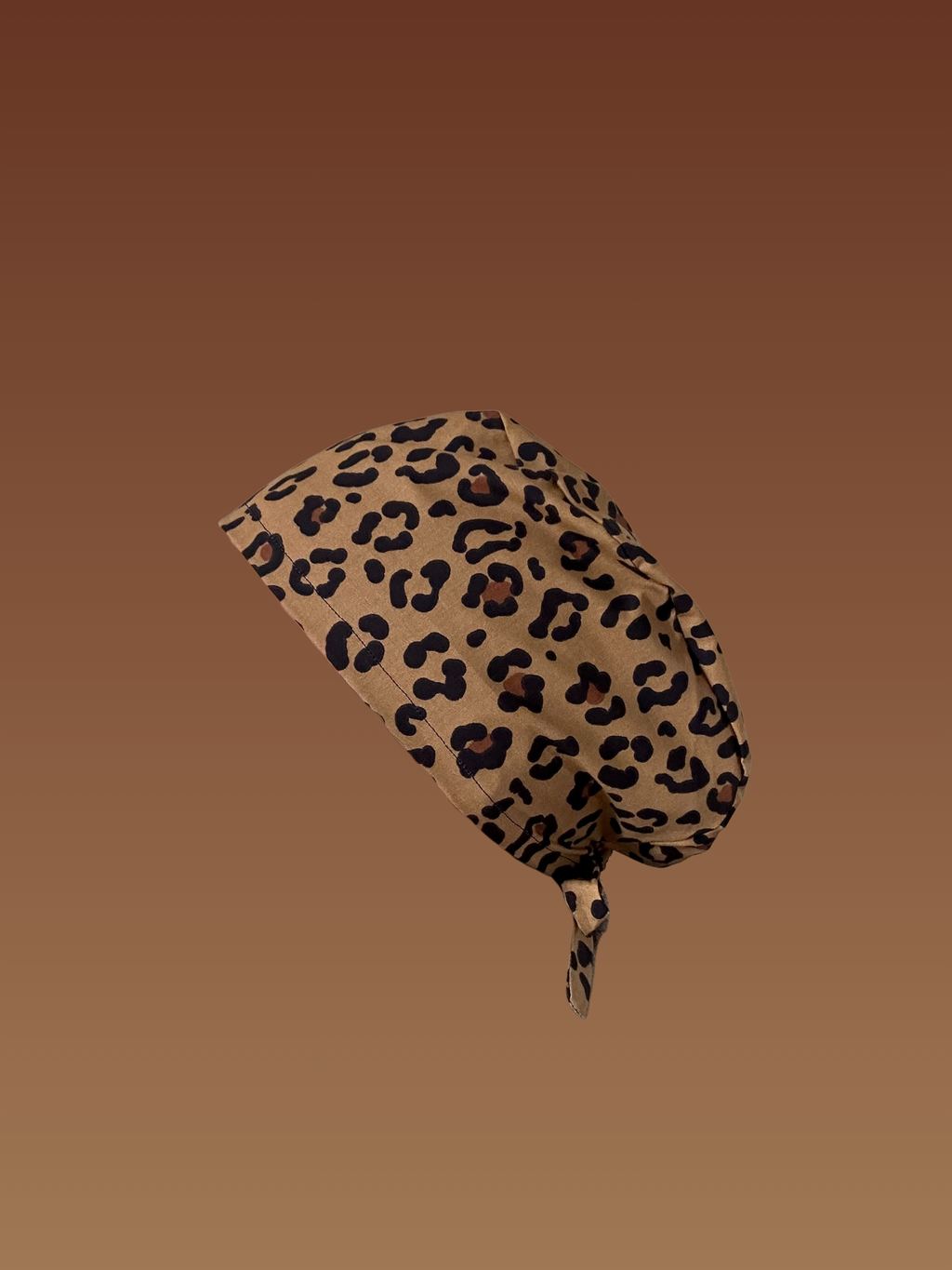 Calot médical en coton - Léopard