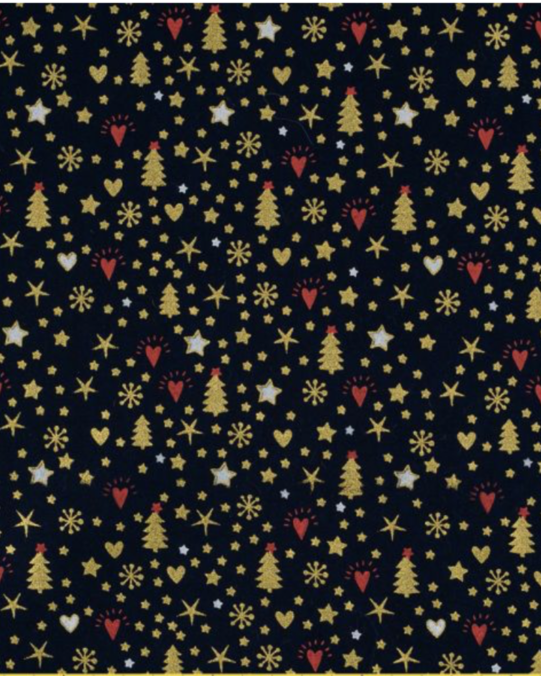 Calot médical en coton - Sapin et coeur