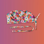 Calot médical en coton - Fleurs d'automne Le Petit Atelier du Calot