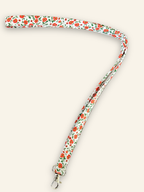 Calot + tour de cou - Fleurs rouges