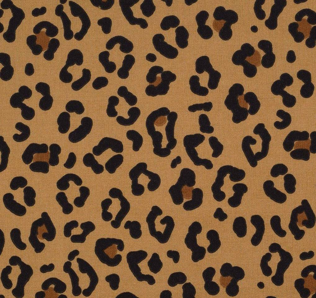 Calot médical en coton - Léopard