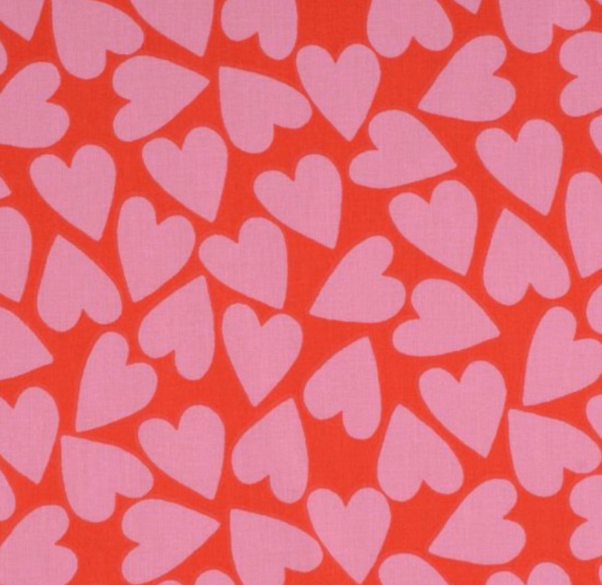 Calot médical en coton - Coeurs