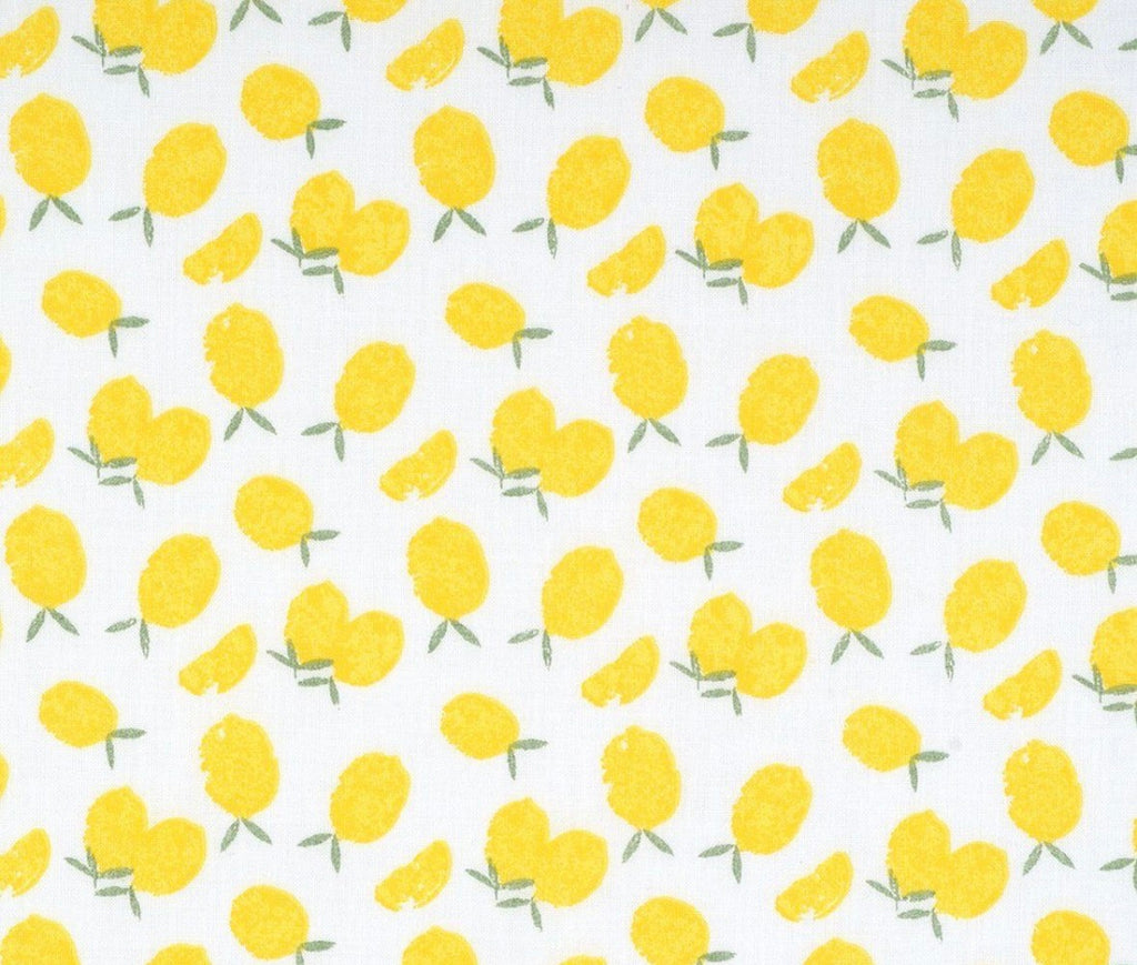 Calot médical coton doublé en soie - Citron