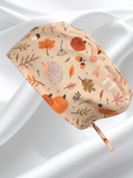 Calot médical coton doublé en soie - Automne