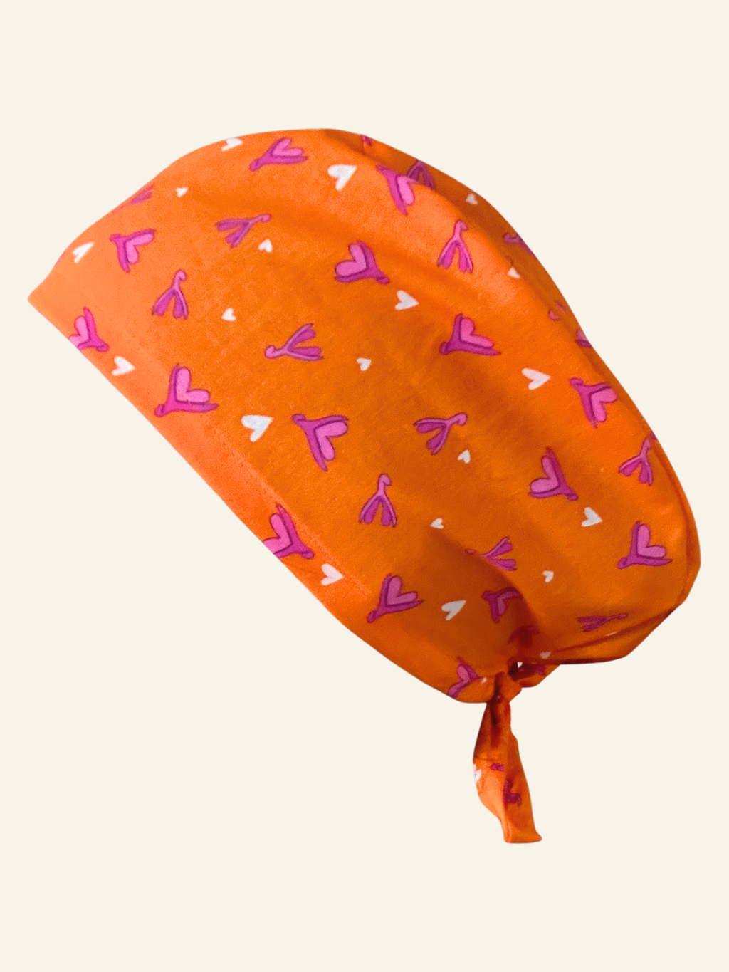 Calot + tour de cou - Clitoris orange