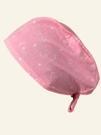 Calot + tour de cou - Seins roses