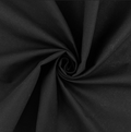Calot médical en coton uni noir
